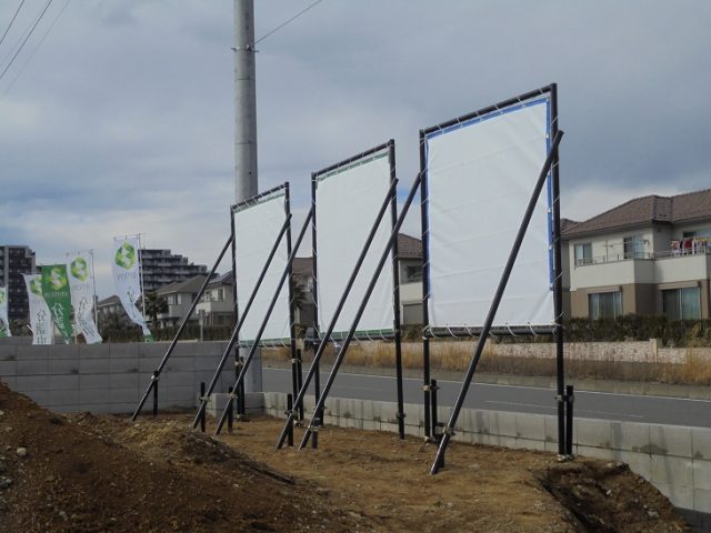 店舗看板施工例