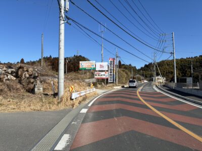 千葉県香取市、野立て看板、広告看板